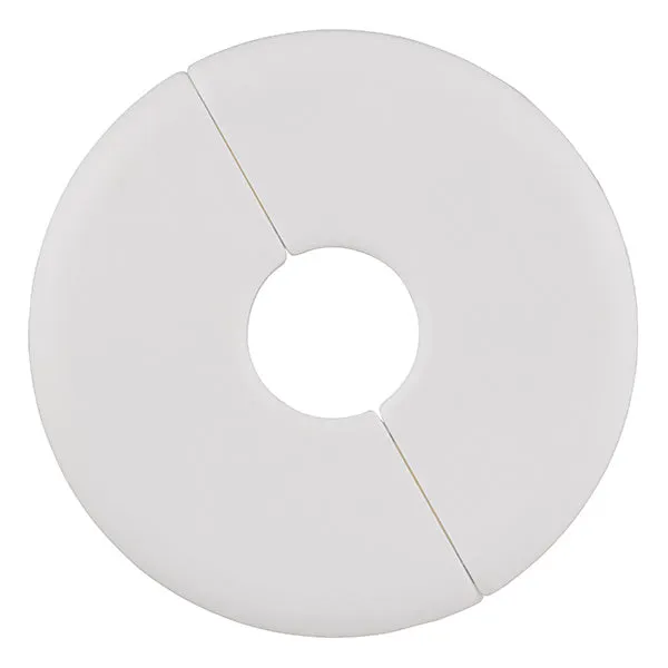Rosace ronde a agrafes blanc (x2)