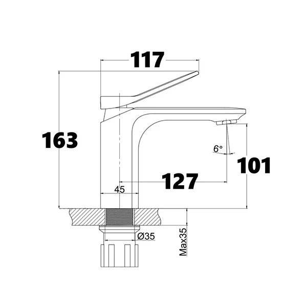 Mitigeur lavabo LIMA