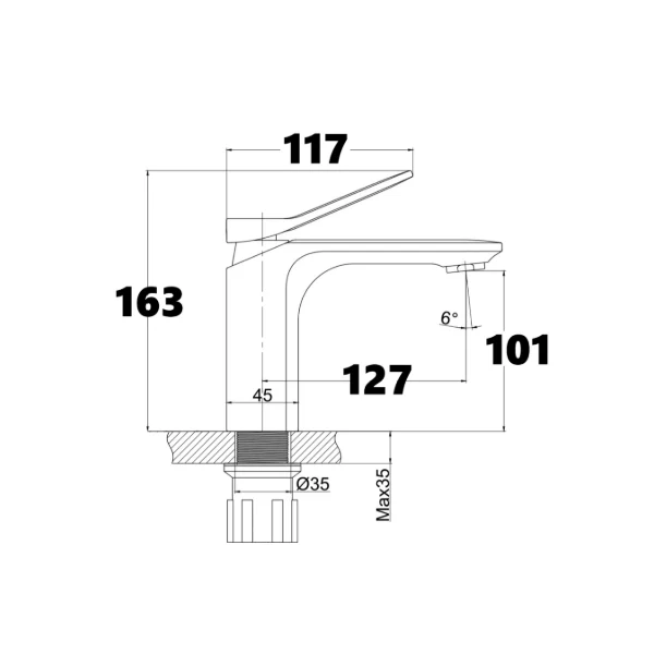 Mitigeur lavabo LIMA