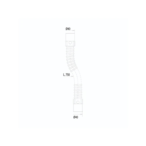 Flexible d'évacuation évier