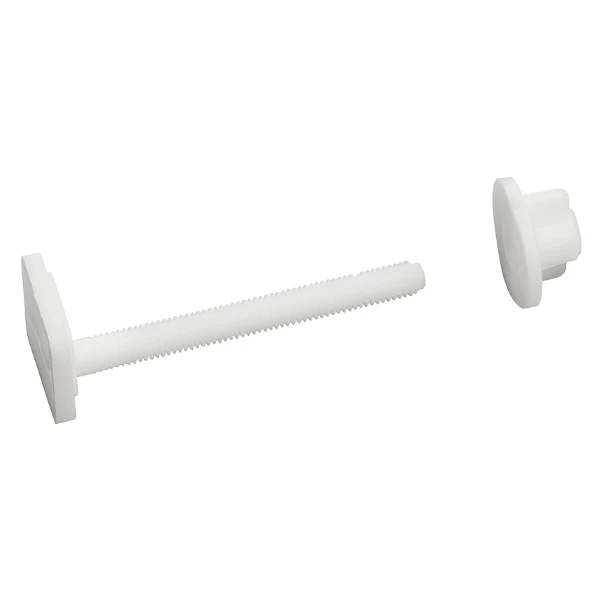 Fixations abattant vis 8x75 mm - tête carrée 27 x2
