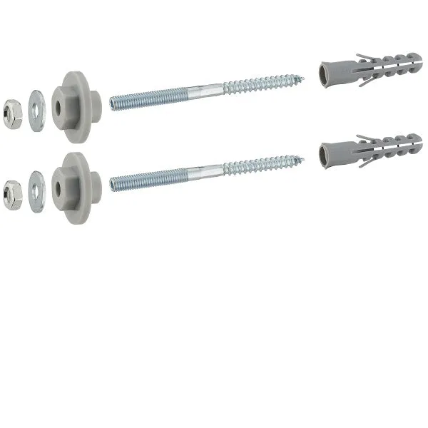 Fixations Lavabo Paroi Pleine avec Chevilles