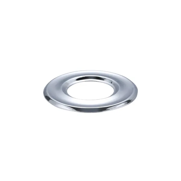 Paire de rosaces plates