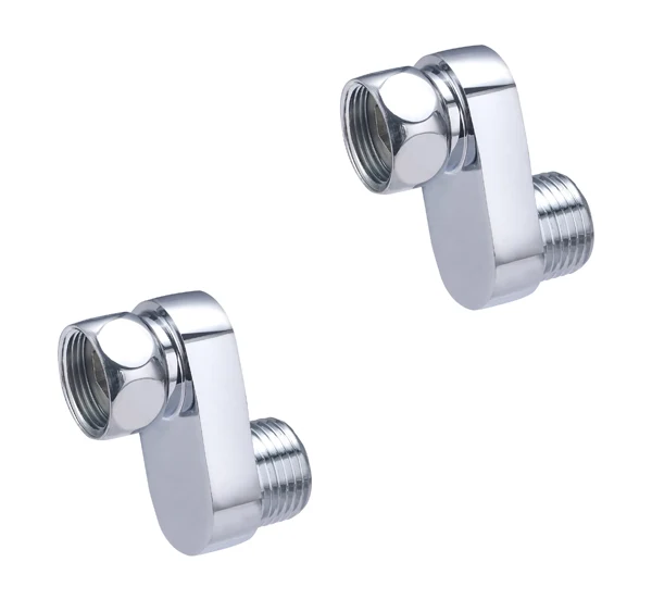 Paire de raccords sanitaires excentrés de 25 mm mâle femelle