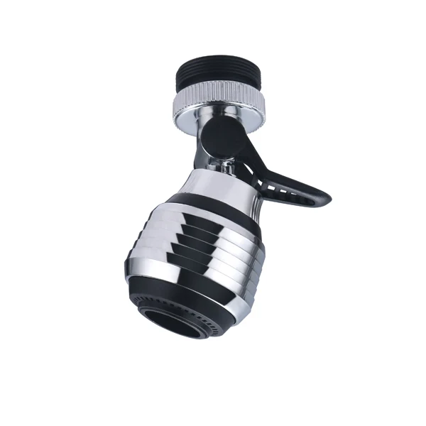 Douchette à rotule 2 jets variateur de débit mâle 24x100