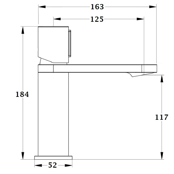 Mitigeur lavabo LEMINA chromé