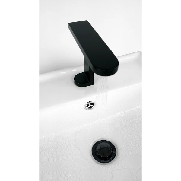 Mitigeur de lavabo noir MERIDA
