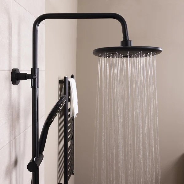 Colonne de Douche Thermostatique Noire BERENS