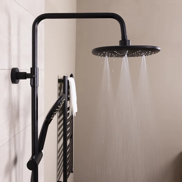 Colonne de Douche Thermostatique Noire BERENS
