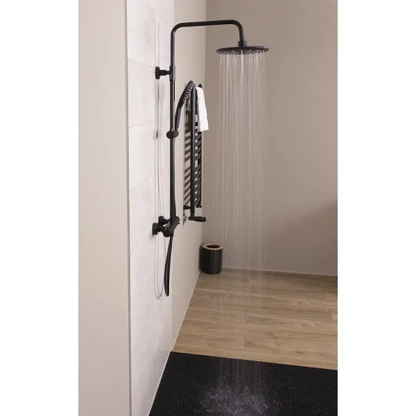 Colonne de Douche Thermostatique Noire BERENS