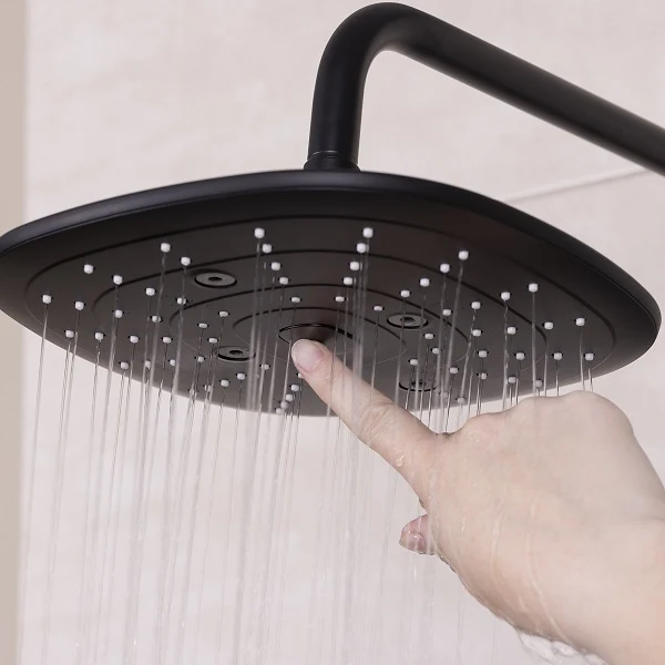 Colonne de Douche Thermostatique Noire BERENS