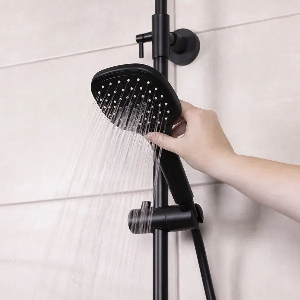Colonne de Douche Thermostatique Noire BERENS