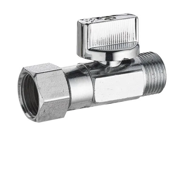 Robinet WC Droit Chromé Quart de Tour
