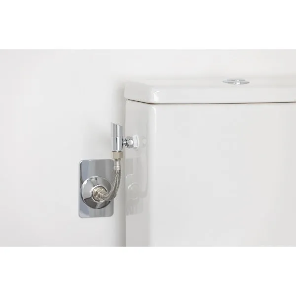 Robinet WC equerre design manette oblique