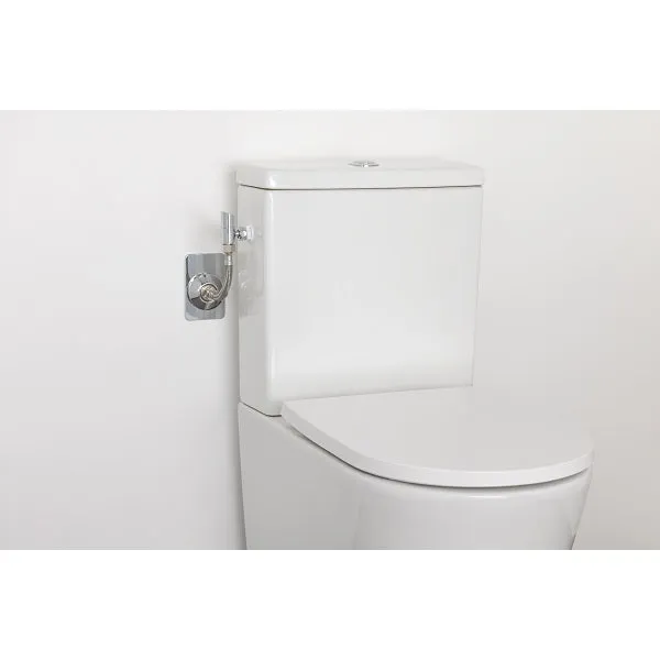Robinet WC equerre design manette oblique
