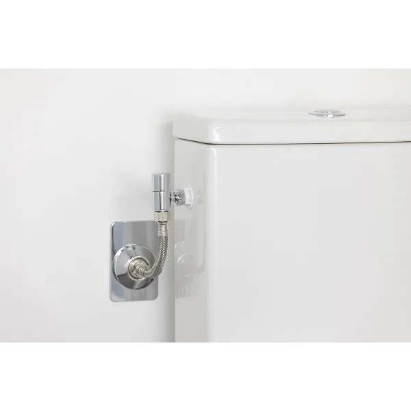 Robinet WC equerre forme ovale
