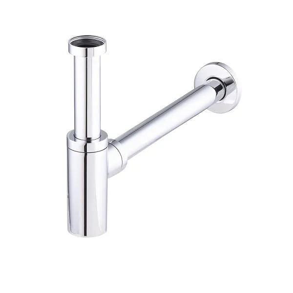 Siphon de lavabo apparent en laiton