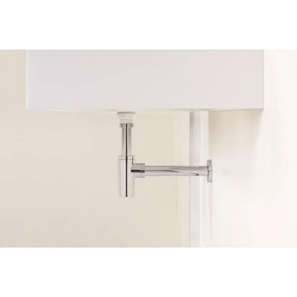 Siphon de lavabo apparent en laiton