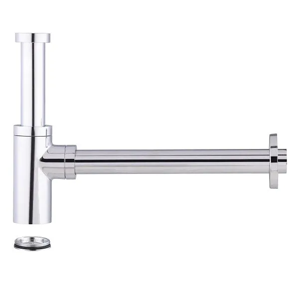 Siphon de lavabo apparent en laiton