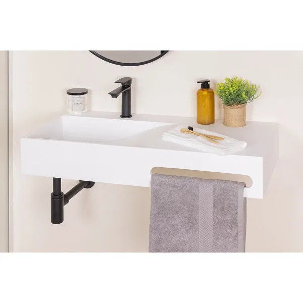 Siphon de lavabo apparent en laiton