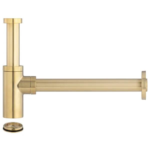 Siphon de lavabo apparent en laiton