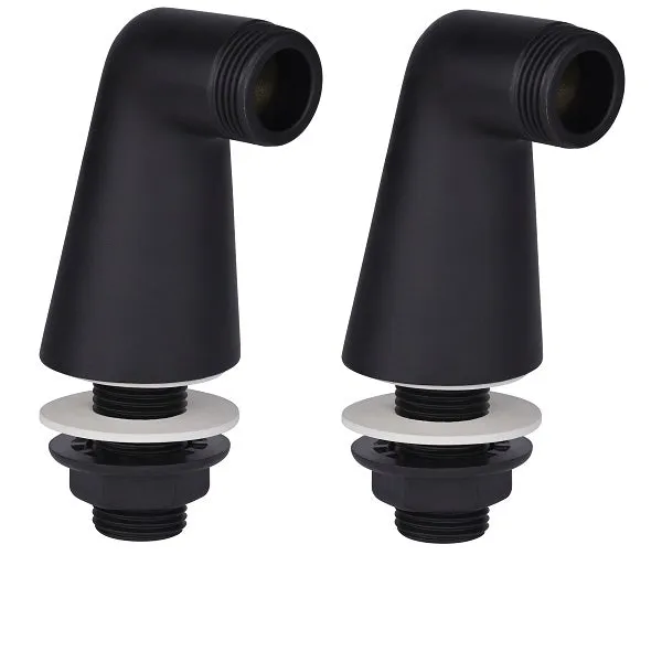 2 Colonnettes noires de Baignoire