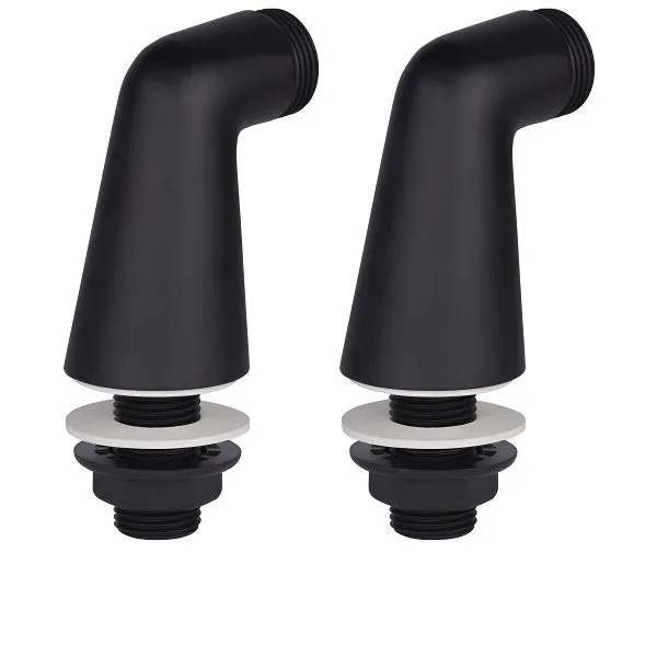 2 Colonnettes noires de Baignoire