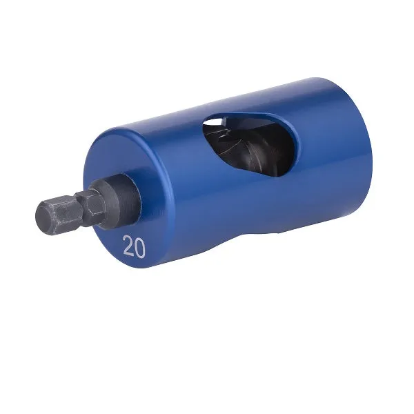 Ebavureur calibreur multicouche sur visseuse