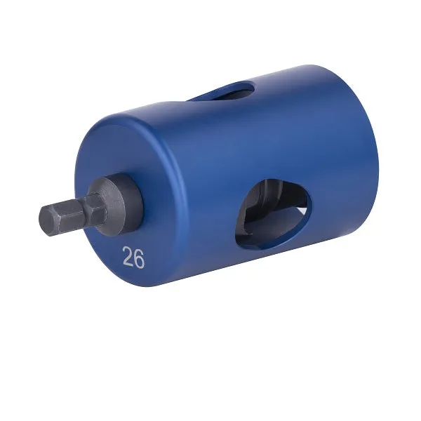 Ebavureur calibreur multicouche sur visseuse