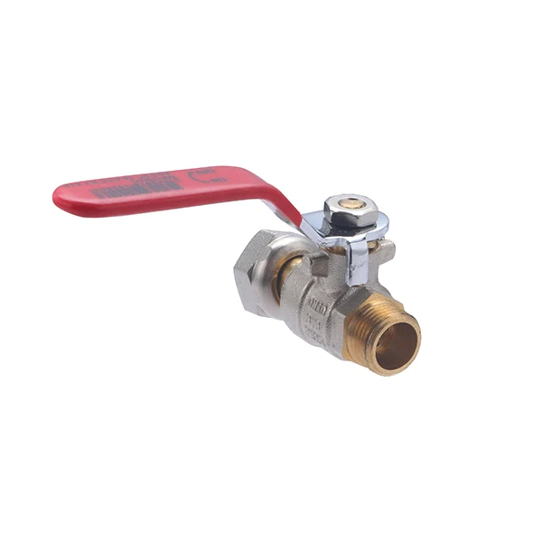 Vanne à Manette Plate Mâle - Femelle Ecrou Libre