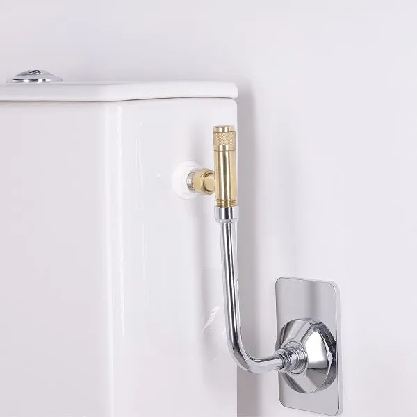 Robinet de WC Déco Laiton Brut
