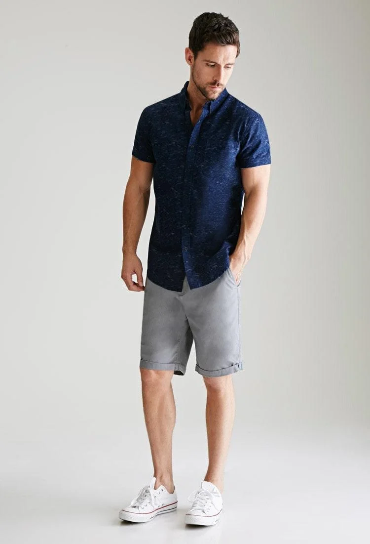 Cuffed Chino Shorts