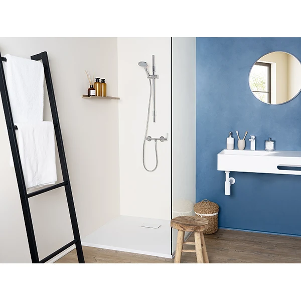 Mitigeur de Lavabo Chromé / Blanc ORIAN