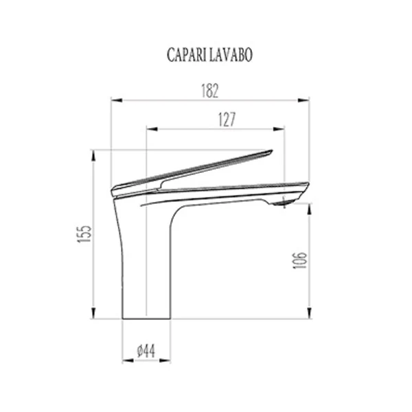 CAPARI mitigeur lavabo