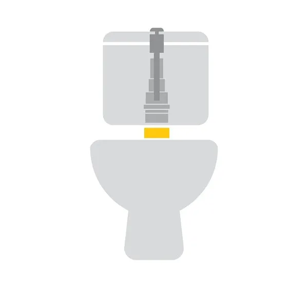 Joint cuvette - réservoir WC