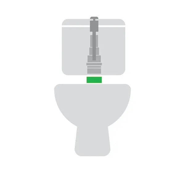 Joint cuvette - réservoir WC