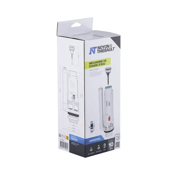 Mécanise WC Bouton Poussoir