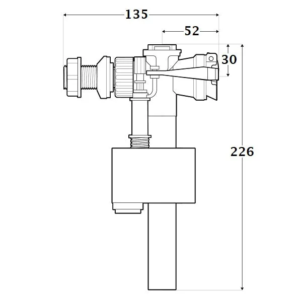 Robinet Flotteur WC