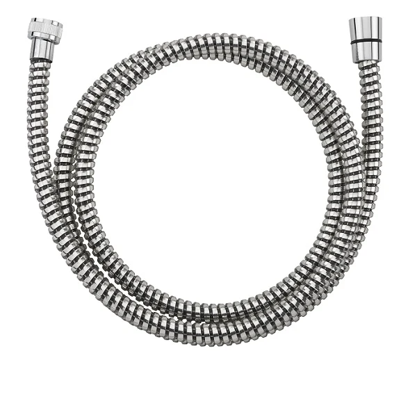 Flexible de douche PVC chromé / noir