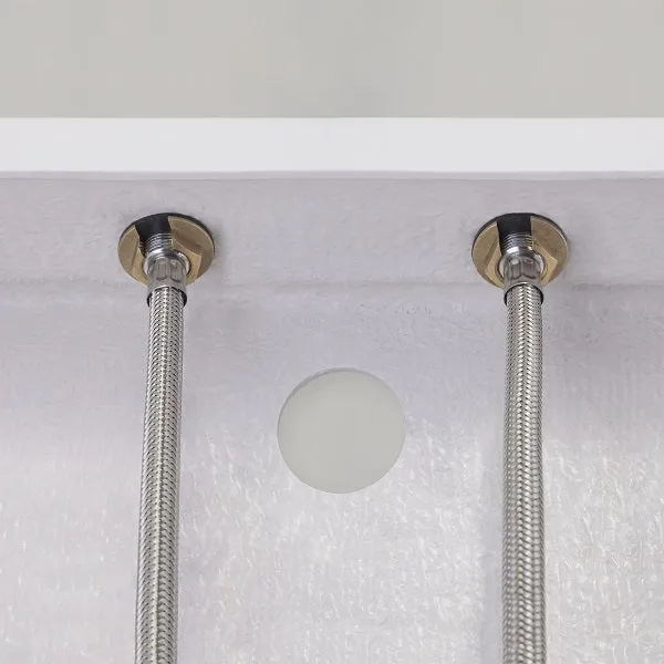 2 Colonnettes Baignoire Flexibles Sertis