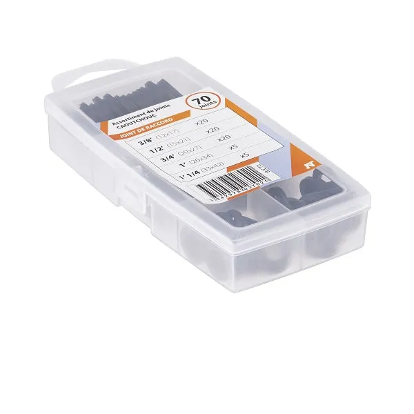 Coffret 70 Joints Caoutchouc