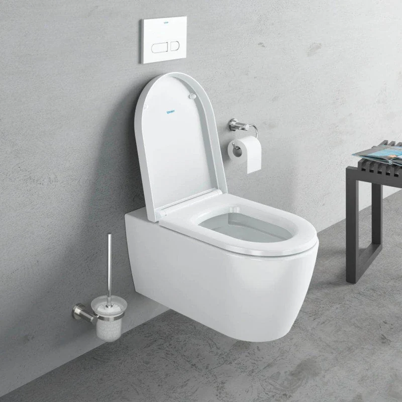 Abattant standard Me by Starck blanc charnière inox réf. 20010000 DURAVIT