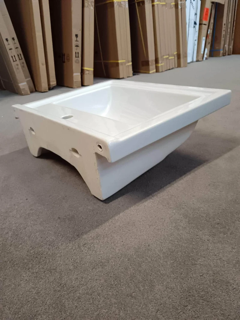 Plan Vasque Céramique 60x48,5 cm Gente Meuble