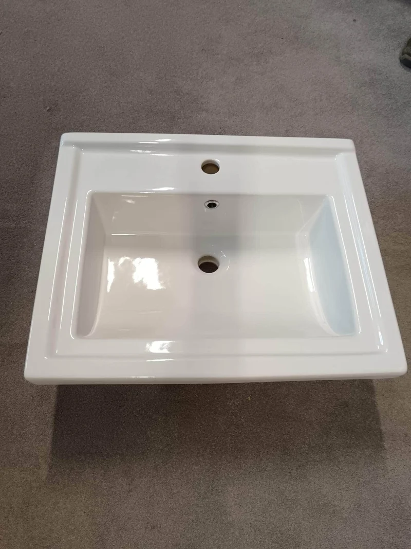 Plan Vasque Céramique 60x48,5 cm Gente Meuble