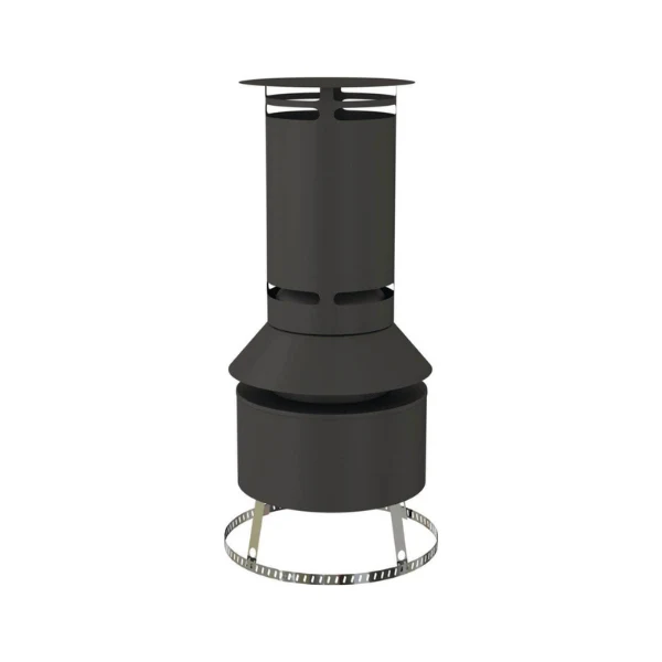 TERMINAL MITRON NOIR C9 D.80 + JT + collier régl. Réf. 97080975 TECHNAFLON