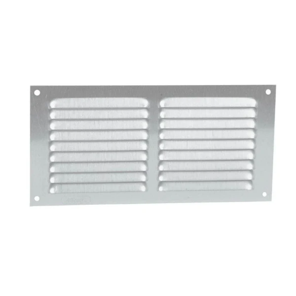 Grille rectangulaire horizontale avec moustiquaire Aluminimum 1LM1020G NICOLL