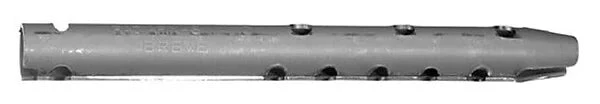 Support radiateur tube à frapper longueur 240 mm diamètre 16 mm acier zingué (sachet de 24 pièces) Réf. 138434