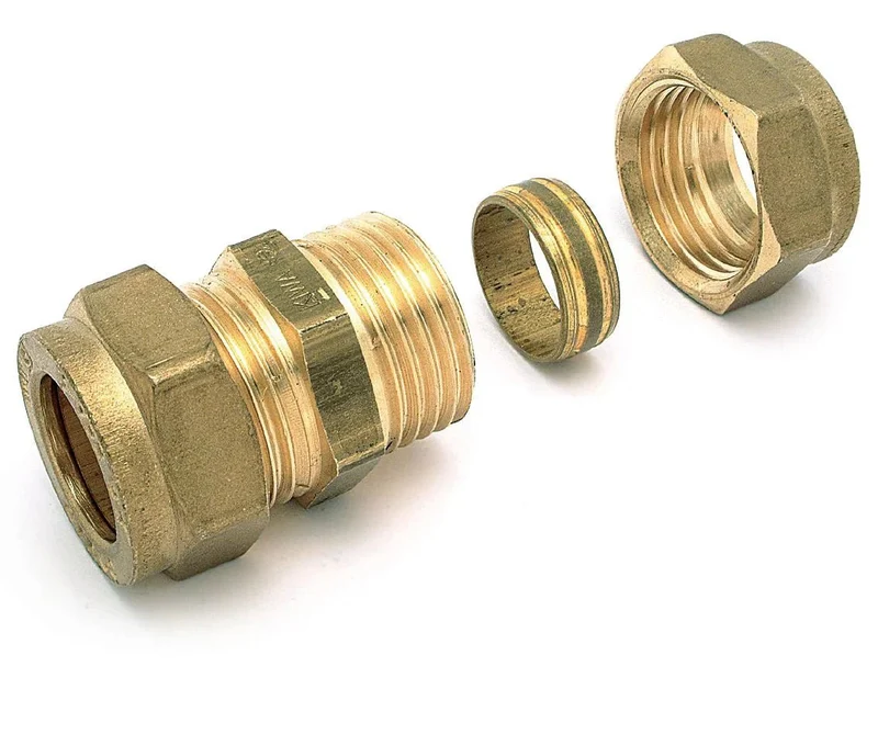 Raccord union compression J503, double droit D16 réf 8503066 sachet de 3