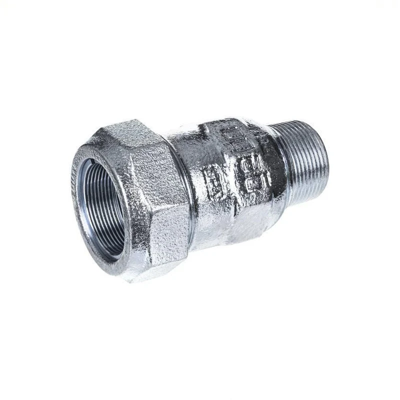 Raccord à compression mâle fonte malléable galvanisé type A diamètre 42,4mm