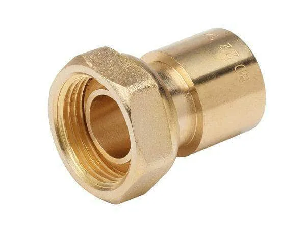 Raccord 2 pièces e 20x27 cu 22 (2) NF Réf. 0390422 BANIDES